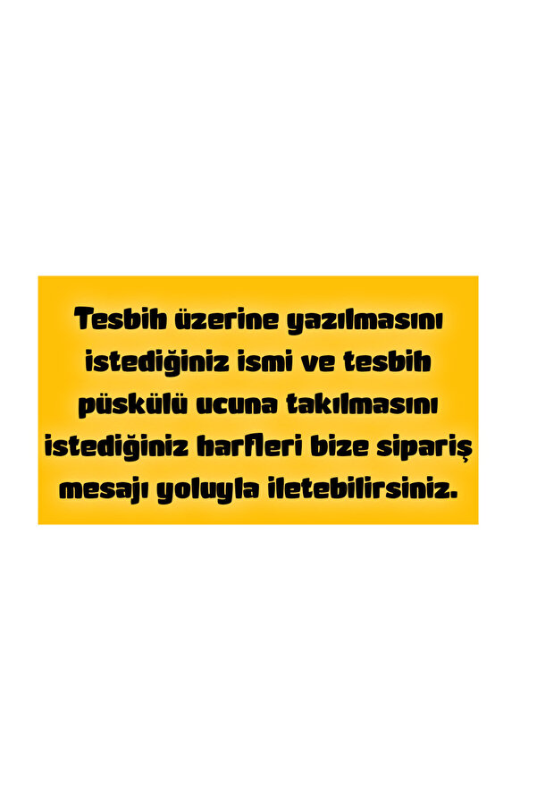Tsmi̇ Ki̇şi̇ye Özel İsi̇mli̇ Doğal Taş Tesbi̇h - Havli̇t Tesbi̇h- Hedi̇ye Tesbi̇h