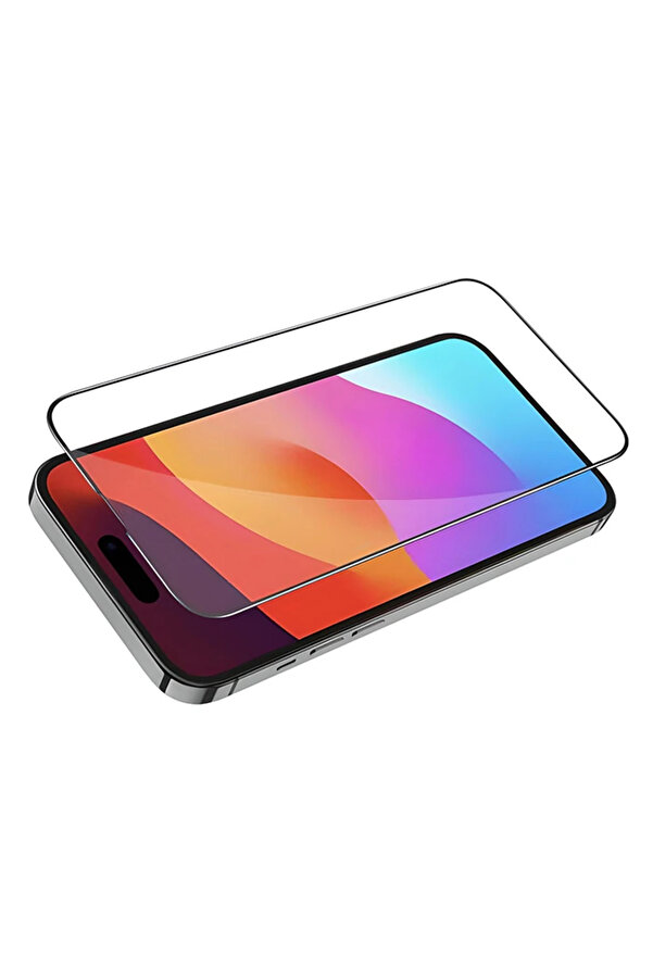 Hoco İphone 15 Pro 5D Ful Tempered Kırılmaz Cam Ekran Koruyucu 25 Adet Set-(19 - Dropx3989-5241