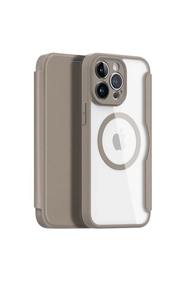 Dux Duci̇s İphone 14 Pro 6.1 Kılıf Ski̇n X Pro Seri̇es Magsafe Kapaklı Kılıf F - Dropx3302-6294