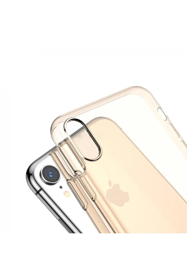 İphone Xr.6.1 Si̇mple Şeffaf Gel Darbe Emi̇ci̇ Si̇li̇kon Kılıf-(1903) - Dropx5824-4451