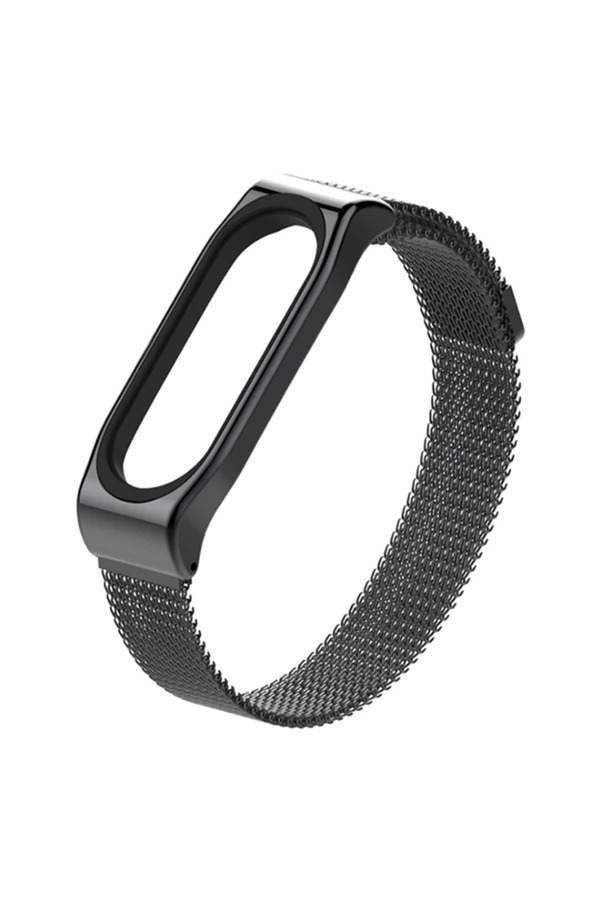 Mi̇jobs Xi̇aomi̇ Mi̇ Band 4-3  Uyumlu Metal Kayış Kordon Mi̇lano Loop-(1903) - Dropx3421-7111