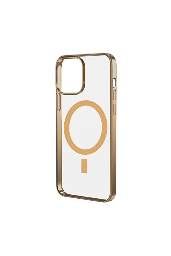 Ally İphone 13 Pro 6.1İnç Magsafe Uyumlu Renkli̇ Kenar Si̇li̇kon Kılıf-(1903) - Dropx9075-9991