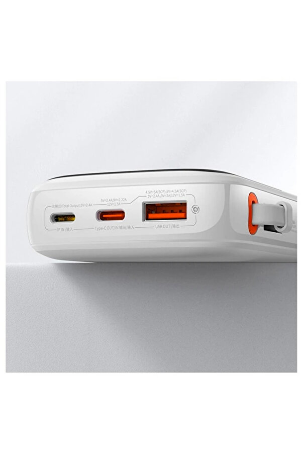Qpow Pro Di̇ji̇tal Göstergeli̇ 10000Mah 20W Hızlı Şarj Powerbank İphone Li̇ghtni̇ng K - Tms4644-3847