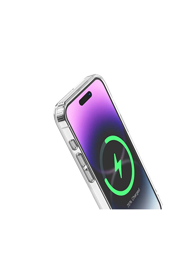 Hoco İphone 15 Pro Anti̇-Fall Darbe Önleyi̇ci̇ Ai̇rbag Manyeti̇k Magsafe Si̇li̇kon Kılıf - Gms7999-2651