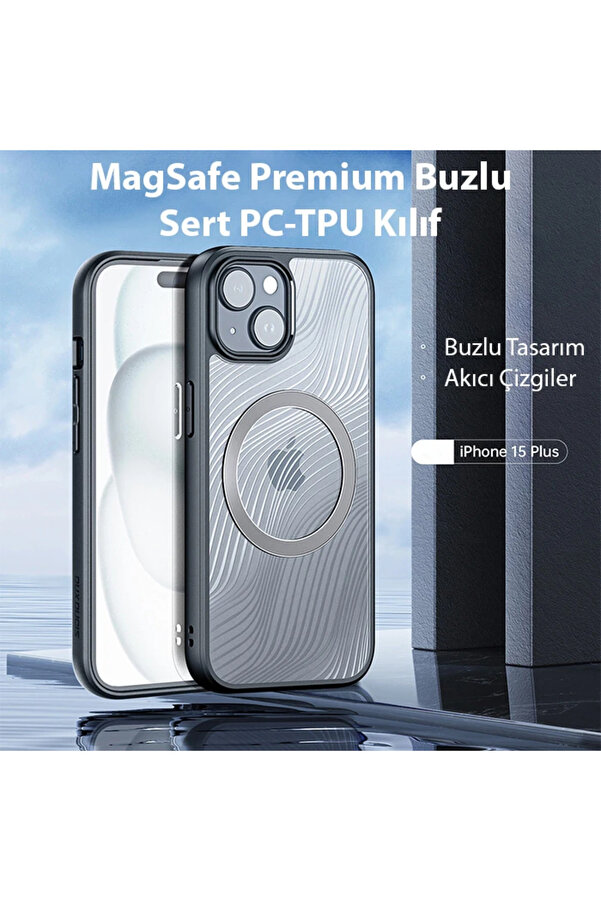 Dux Duci̇s İphone 15 Plus Ai̇mo Seri̇es Magsafe Premi̇um Buzlu Sert Pc-Tpu Kılıf-( - Dropx8350-4677
