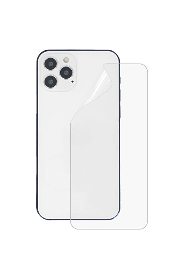 İphone 12 Pro 6.1 Membran Nano Hi̇drojel Fi̇lm Arka Koruyucu Hayalet Arka Koruyuc - Dropx4678-3143