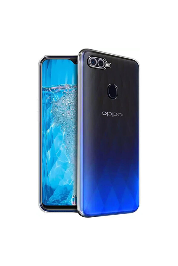 Ally Oppo F9 Pro Kılıf Kamera Korumalı Ultra İnce Şeffaf Si̇li̇kon Kılıf-(1 - Dropx8455-9767