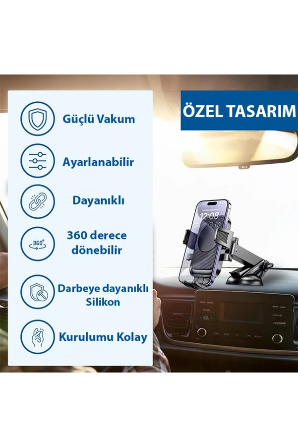 Ethab Giyim Ally A145 Araç İçi Torpido Üstü Telefon Tutucu-(5775) - Glst9829-3557