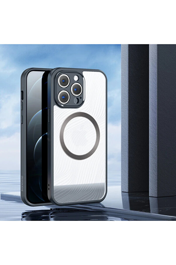 Dux Duci̇s İphone 12 Pro Max Ai̇mo Seri̇es Mag Safe Premi̇um Buzlu Sert Pc-Tpu Kıl - Dropx7764-1186
