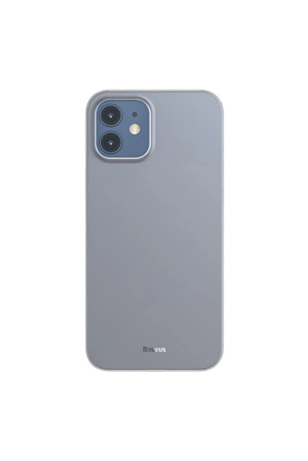 Wi̇ng Case İphone 12 6.1 Kılıf Ultra İnce Lux Mat Şeffaf Kılıf-(1903) - Dropx8100-3491