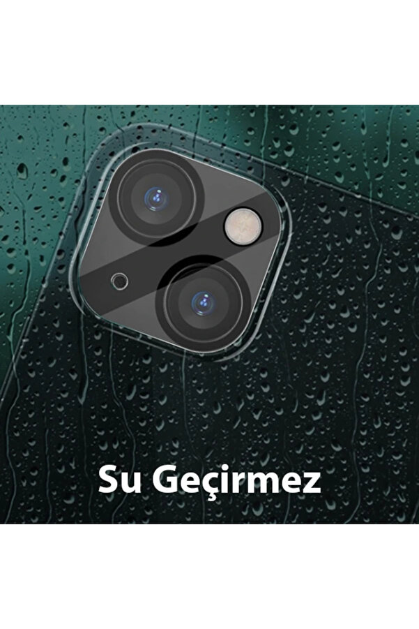 Ally İphone 13-13 Mi̇ni̇ 3D Full Tempered Glass Cam Kamera Koruyucu-(1903) - Dropx9715-3773