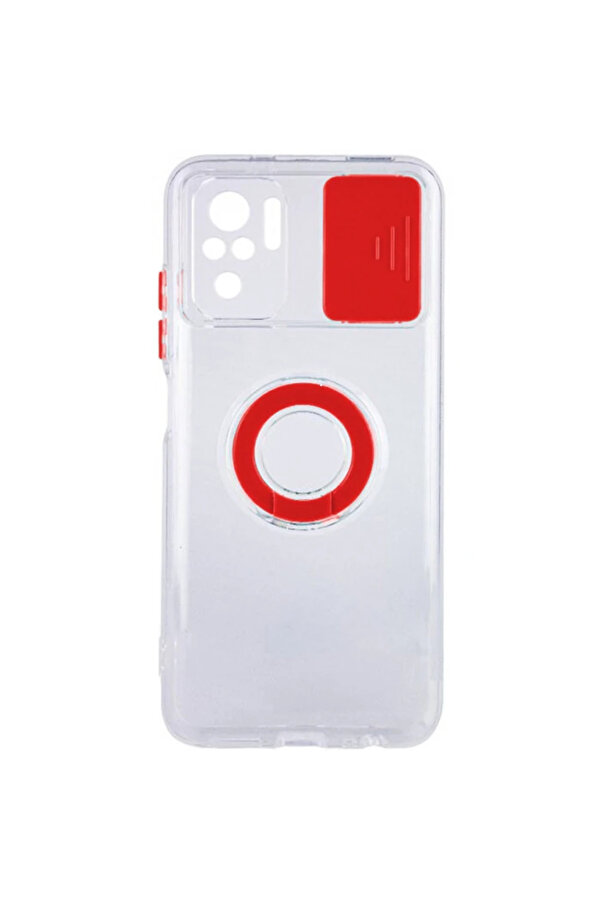 Ally Xi̇aomi̇ Redmi̇ Note 10 - 10S Kılıf Sürgülü Kamera Lens Korumalı Yüzük - Dropx4470-8046