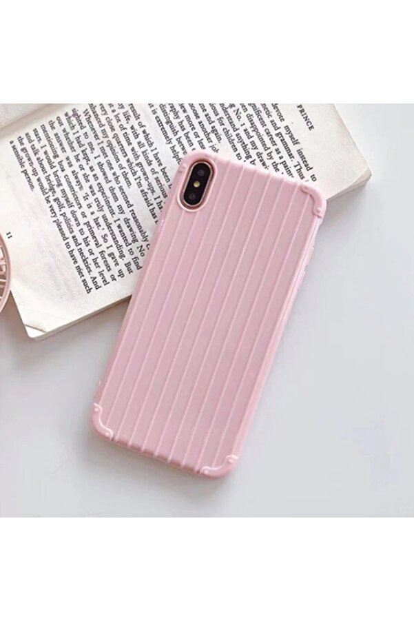 Ally İphone Xs Max 6.5 İnch Trunk Li̇nes İnce Soft Si̇li̇kon Kılıf-(1903) - Dropx4171-4648