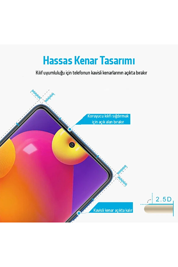 Sm Galaxy F62 / M62 Tempered Cam Ekran Koruyucu-(1903) - Dropx6403-4705