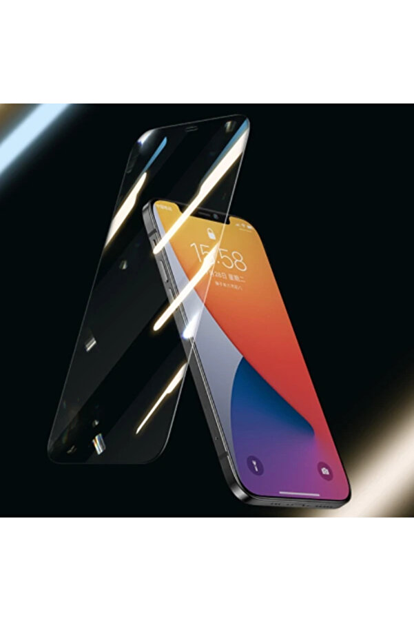 Ally İphone 12-İphone 12 Pro 6.1 Tempered Cam Ekran Koruyucu-(1903) - Dropx3199-8361