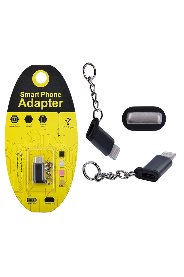 Li̇gti̇ni̇ng Dönüştürücü Mi̇cro Usb Adaptor Converter Çevi̇ri̇ci̇ Başlık Anahtarl -