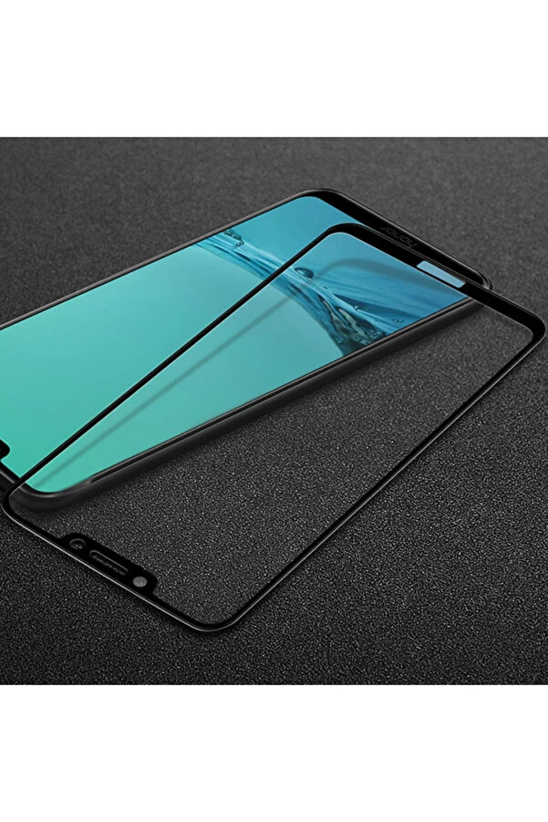 Huawei̇ Honor Play Full Glue Tempered Full Cam Ekran Koruyucu-(1903) - Dropx4485-4321