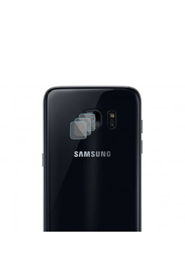 Gor Samsung Galaxy S7 Edge Nano Kamera Koruyucu 3 Adet Set-(1903) - Vb6665-4449
