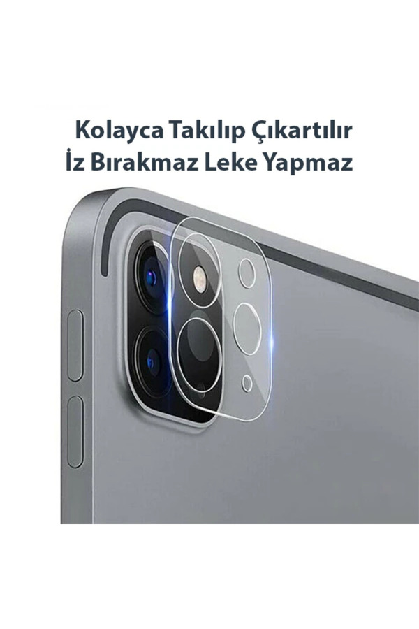 Gor İpad Pro 11 İpad Pro 12.9 2020-2021 3D Cam Kamera Koruyucu 2 Set-(1903) - Dropx3602-5803