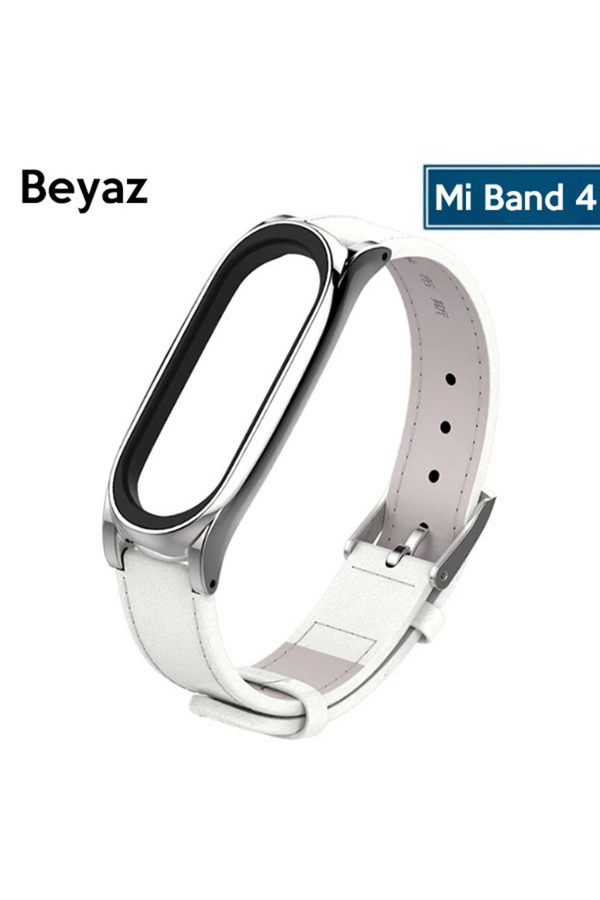Mi̇jobs Xi̇aomi̇ Mi̇ Band 5-4 Pu Deri̇ Kayış Kordon-(1903) - Dropx1668-4642