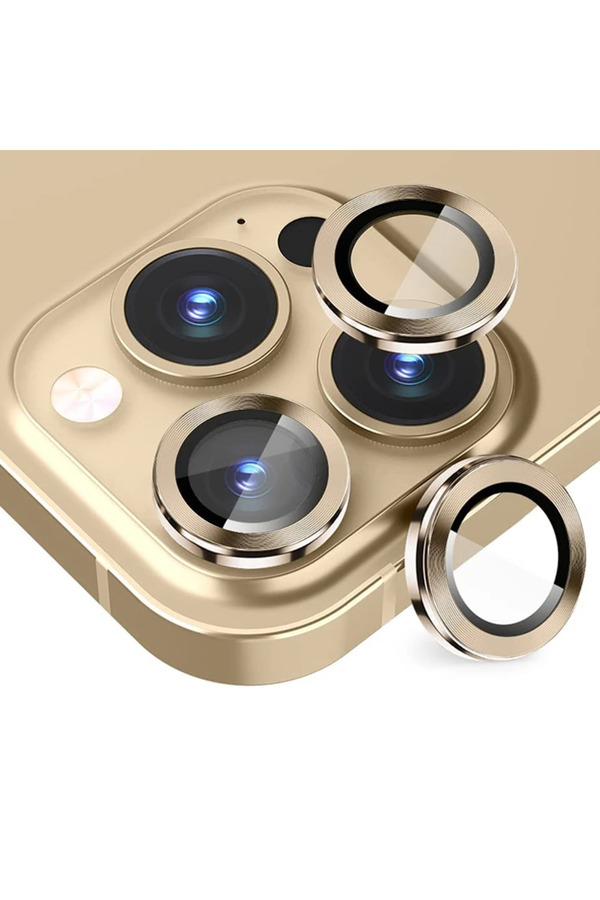 Ally İphone 14 Pro-14 Pro Max 3D Metal Çerçeveli̇ Kamera Lens Koruyucu-(1903) - Dropx6995-4820