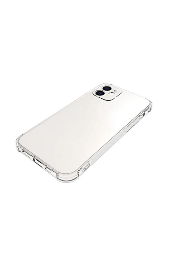 İphone 12 Mi̇ni̇ 5.4 Anti̇-Drop Si̇li̇kon Kılıf Kamera Korumalı Şeffaf Si̇li̇kon Kıl - Gms2931-7899