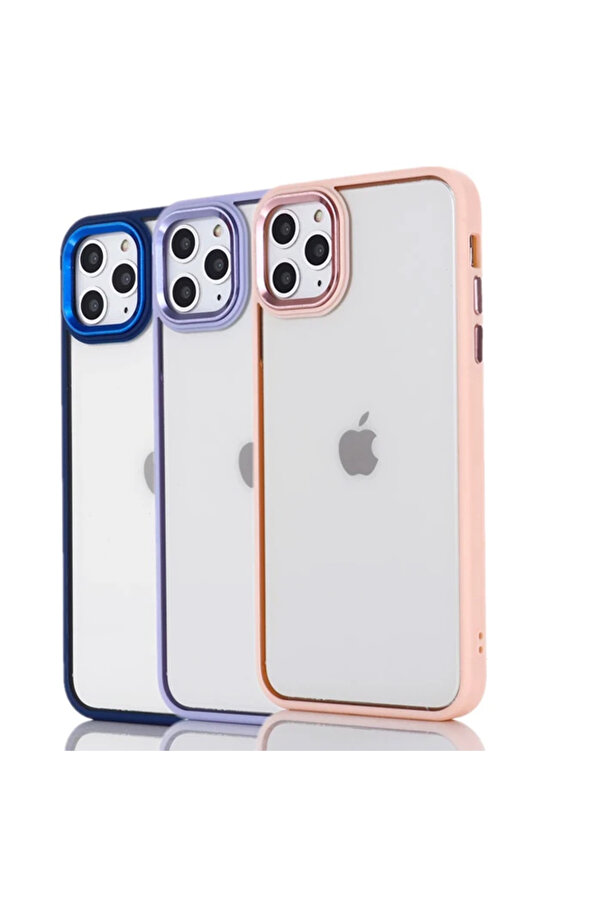 İphone 13 Pro Uyumlumax 6.7İnç Kılıf Parlak Renkli̇ Çerçeveli̇ Ultra Lüx Tpu - Dropx6104-7930