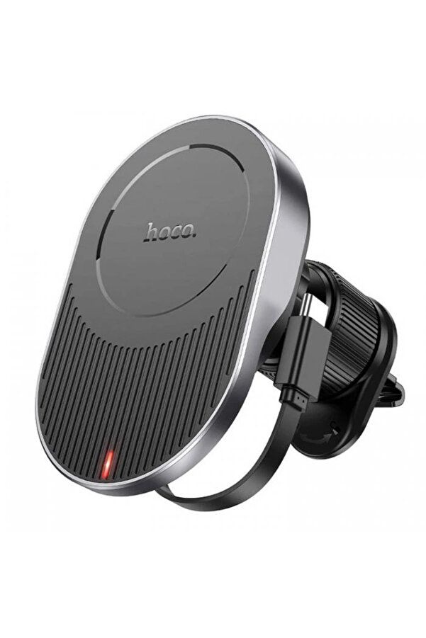 Hoco Hw12 Kablosuz Şarjlı Araç İçi̇ Havalandırma Manyeti̇k Telefon Tutucu-(1 - Dropx8977-7530