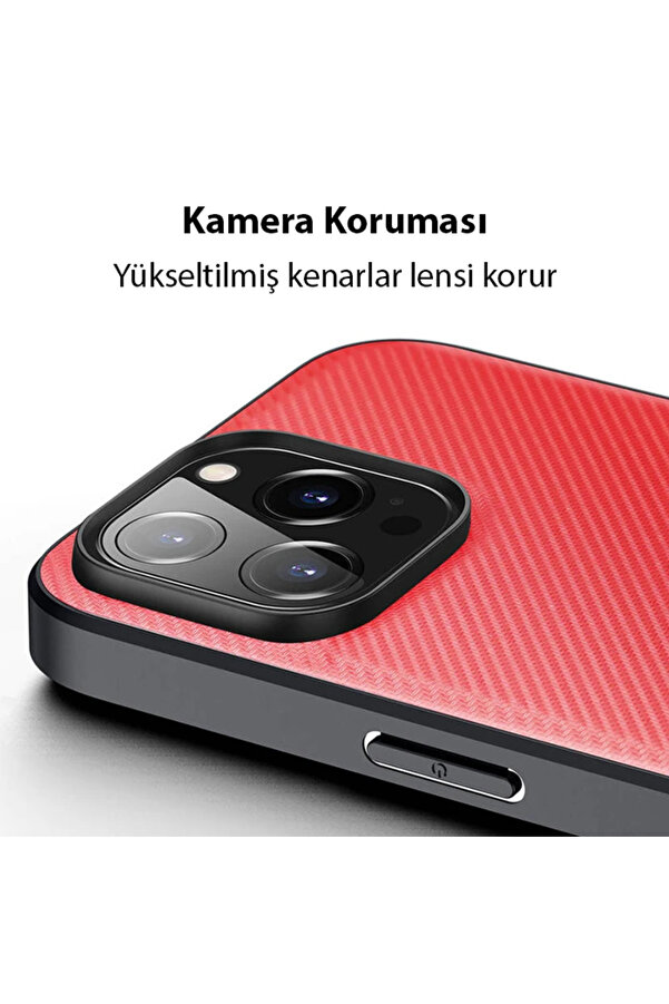 Dux Duci̇s Fi̇no Seri̇si̇ İphone 14 Pro 6.1 İnç Kılıf Premi̇um Dokuma Si̇li̇kon Kıl - Dropx5875-8818