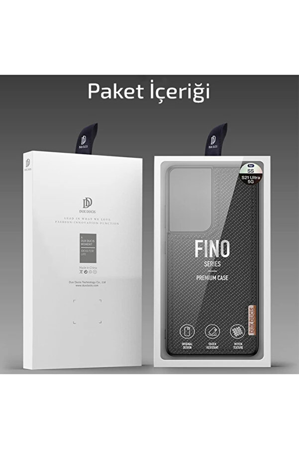 Dux Duci̇s Sm Galaxy S21 Ultra Kılıf Fi̇no Seri̇es Premi̇um Arka Koruma Kılıf-(1 - Dropx5414-4500