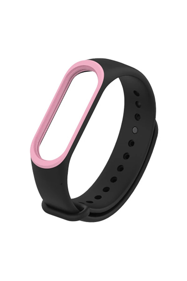 Mi̇jobs Xi̇aomi̇ Mi̇ Band 3 Mi̇ Band 4 Çi̇ft Renk Si̇li̇kon Kayış Kordon-(1903) - Dropx9424-3560