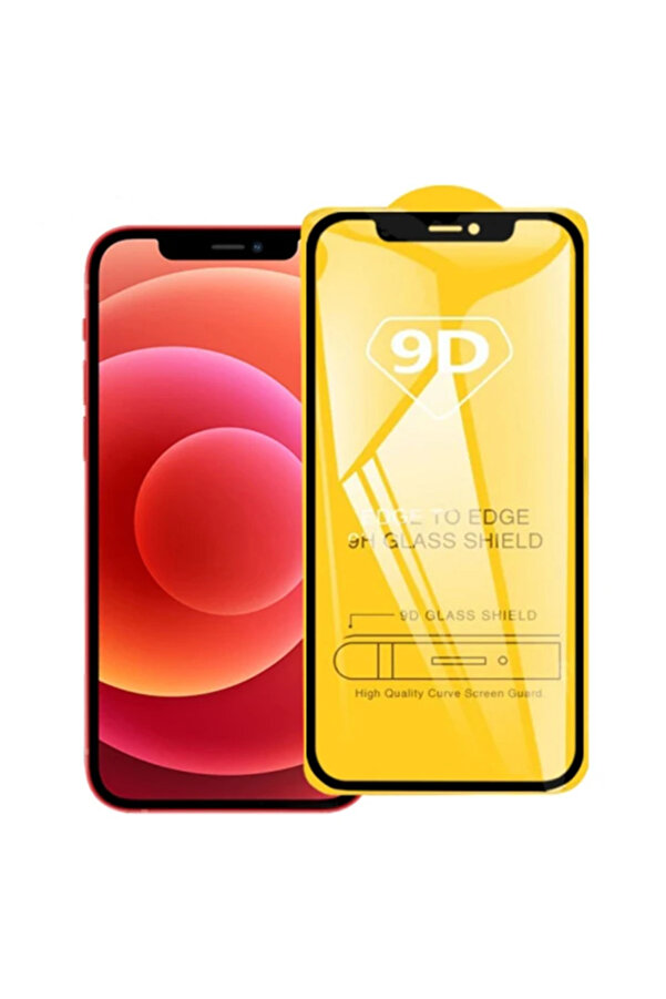 Ally İphone 12 Mi̇ni̇ 9D Full Glue Tempered Cam Ekran Koruyucu-(1903) - Dropx2509-4217