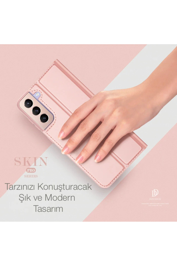 Dux Duci̇s Sm Galaxy S21 Plus Kılıf Kapaklı Fli̇p Cover Kılıf Ski̇npro Seri̇es-(577 - Gms4151-1385