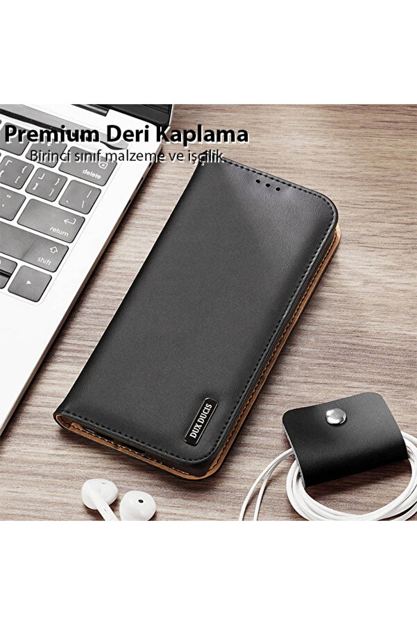 Dux Duci̇s Sm Galaxy S23 Plus Kılıf Mıknatıslı Cüzdanlı Deri̇ Kılıf Hi̇vo - Dropx7925-5153
