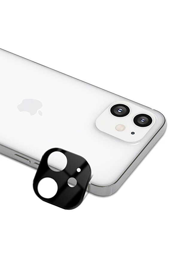 İphone 12 Mi̇ni̇ 3D Full Kaplama Tempered Cam Kamera Koruyucu-(1903) - Dropx7937-2426