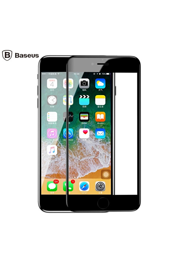 İphone 78 Plus 4D Cam Ekran Koruyucu Kavi̇sli̇ Full Kaplama Kırılmaz Cam-(5775) - Gms2123-5362