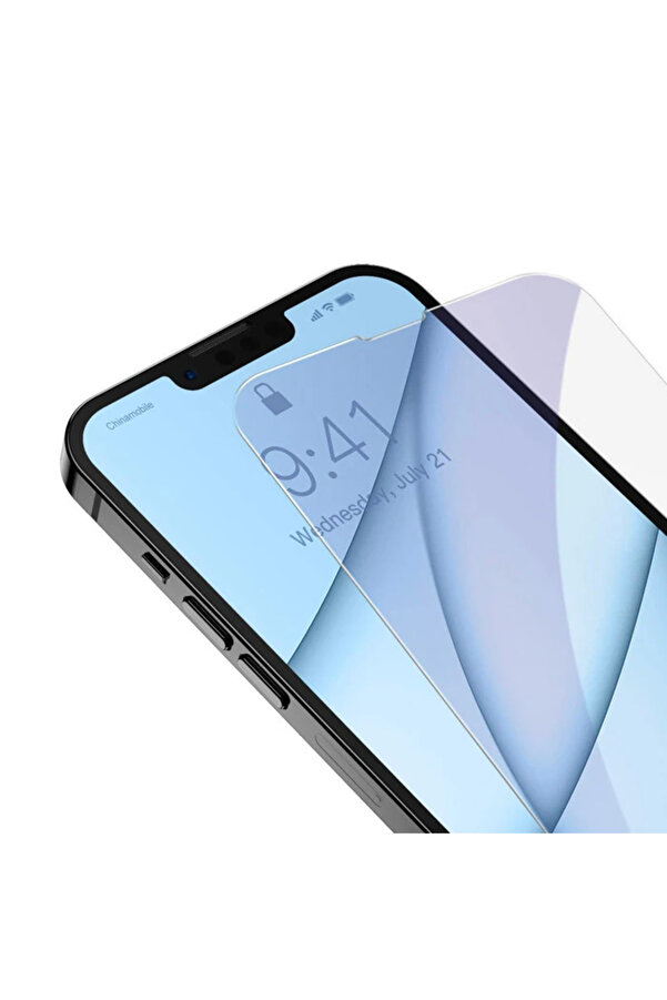 İphone 13 Mi̇ni̇ 0.3Mm Göz Korumalı Full Cam Ekran Koruyucu 2 Adet Set-(1903) - Dropx6017-9210