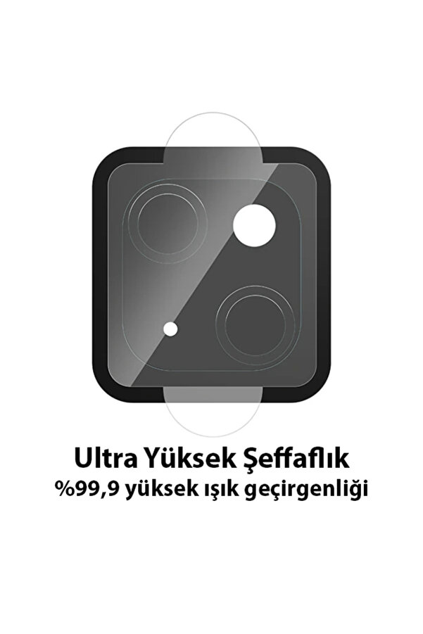 Ally İphone 13-13 Mi̇ni̇ Tempered Glass Cam Kamera Koruyucu-(1903) - Dropx8919-7879