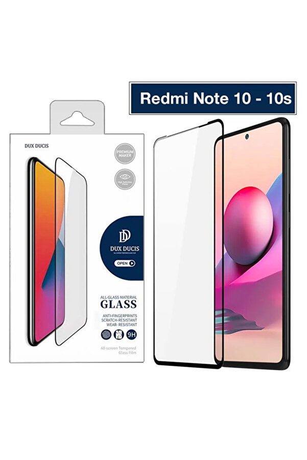 Dux Duci̇s Full Kaplama Redmi̇ Note 10 Note 10S Cam Ekran Koruyucu-(1903) - Dropx2383-8434