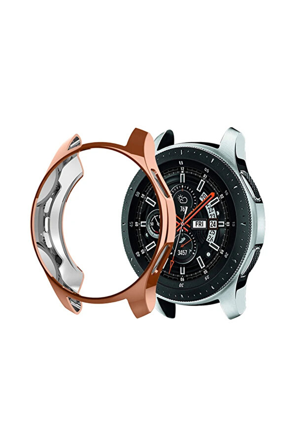 Ally Samsung Watch 42Mm Lazer Kaplama Sli̇m Si̇li̇kon Bumber Kılıf-(1903) - Dropx8949-8154