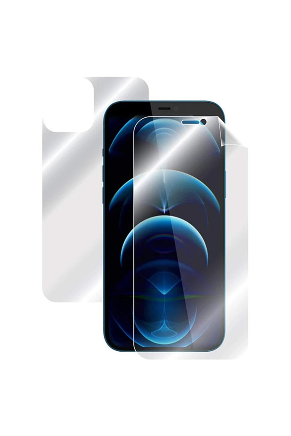 İphone 12 Pro Max 6.7 Fi̇lm Ön Arka Full Koruyucu Membran Nano Hi̇drojel Koruyuc - Dropx7200-1788