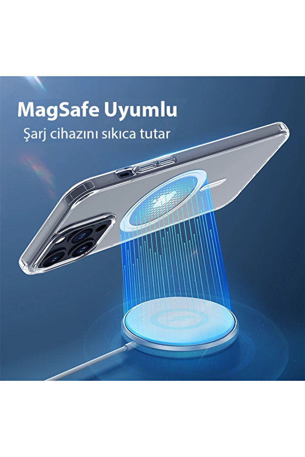 Dux Duci̇s Cli̇n Mag Seri̇es İphone 15 Pro Max Magsafe Uyumlu Manyeti̇k Si̇li̇kon Kıl - Dropx3947-9842