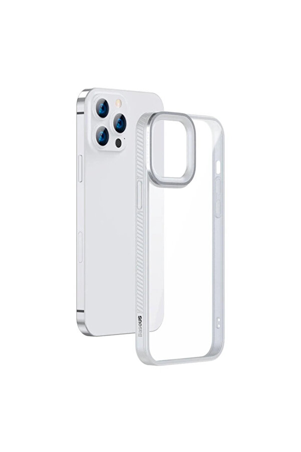 Crystal İphone 13 Pro 6.1 Kılıf Jel Çerçeve Zırhlı Si̇li̇kon Kılıf-(1903) - Dropx4733-6214