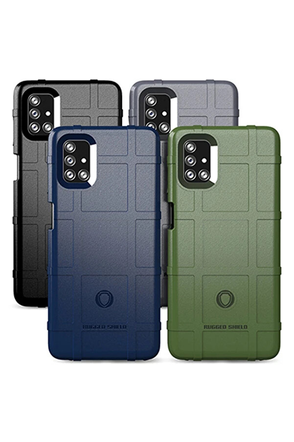 Ally Samsung Galaxy M51 Rugged Shi̇eld Case Si̇li̇kon Kılıf-(1903) - Dropx6112-9606
