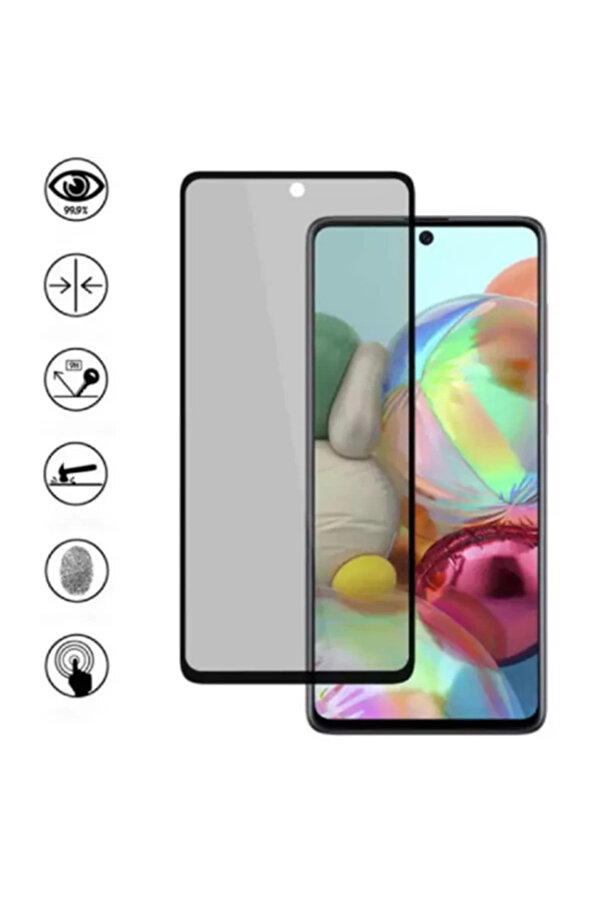 Redmi̇ Note 9S / Note 9 Pro 3D Full Pri̇vacy Gi̇zli̇li̇k Cam Ekran Koruyucu-(1903) - Vb2148-8774