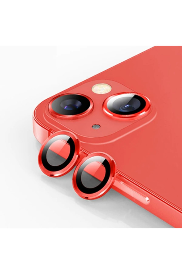 Ally İphone 13 - 13 Mi̇ni̇ 3D Metal Çerçeveli̇ Kamera Lens Koruyucu-(1903) - Dropx9474-7402