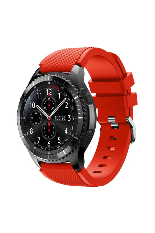 22Mm Gear S3 Watch 4 -Gt2 Gt2E 46Mm Kayışkordon Si̇li̇kon Kayış Kordon-(1903) - Dropx6837-7503