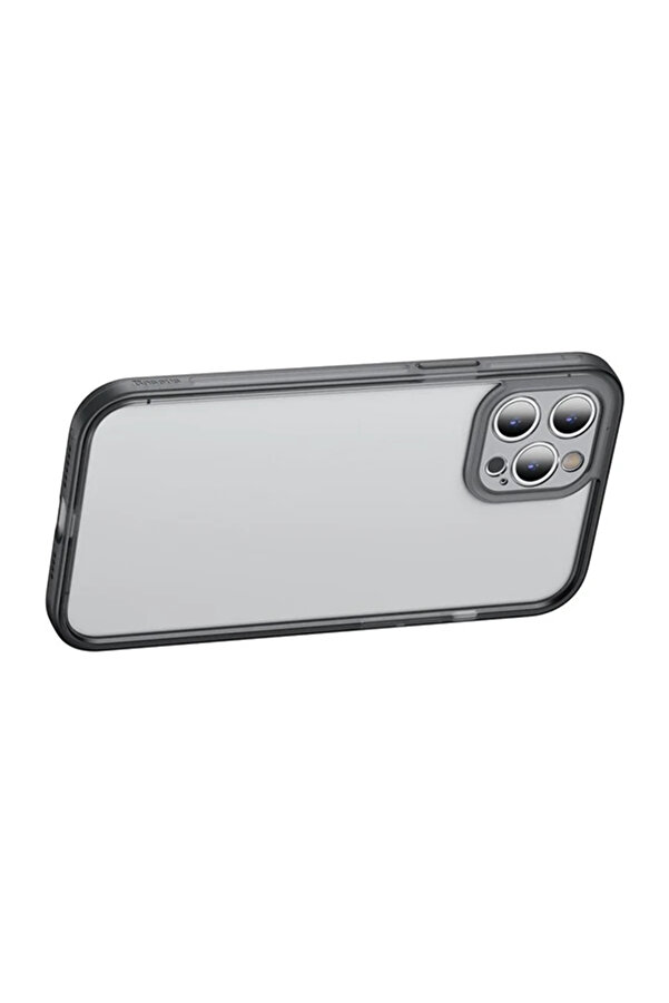 İphone 12 Pro Max Kamera Lens Koruyuculu Frame Kılıf-(5775) - Gms3404-2177