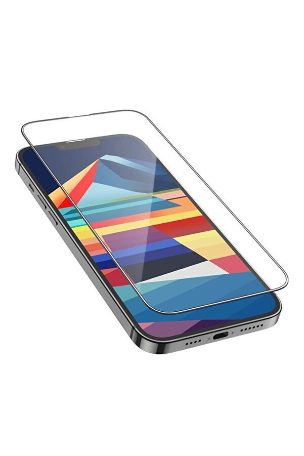 Hoco İphone 15 Full 5D Hd Tempered Kırılmaz Cam Ekran Koruyucu 25 Adet Set-(19 - Dropx5572-8860