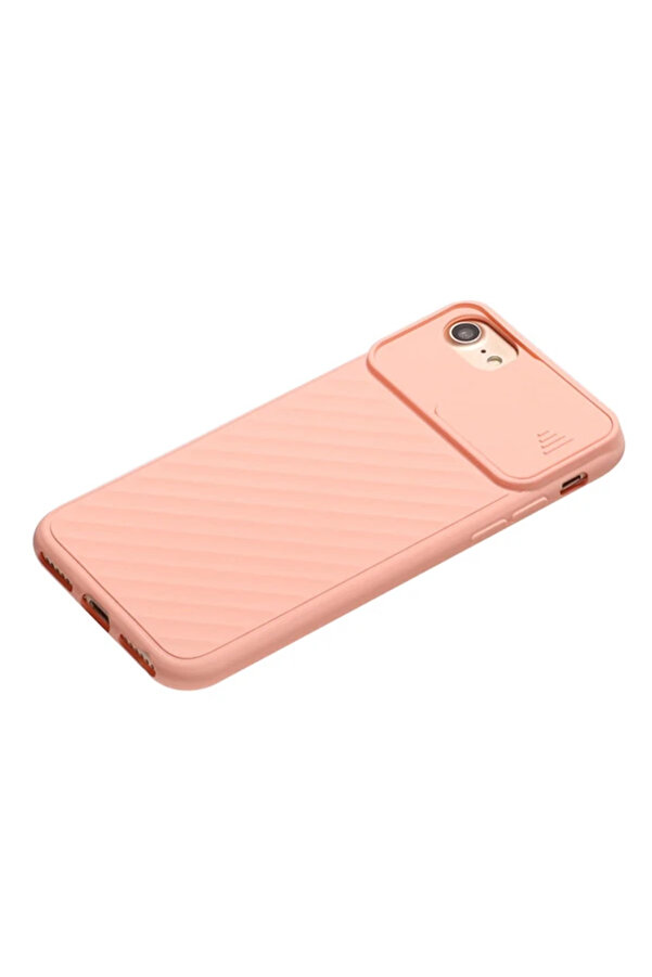 İphone Se3-Se2 İphone 8-7 Kılıf Kamera Kapatan Koruyucu Sürgülü Kılıf-(1 - Dropx7254-1075